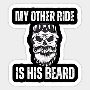 My-Other-Ride-Is-His-Beard Sticker